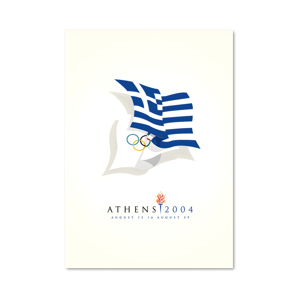 Poster Jeux Olympiques d'Athènes 2004